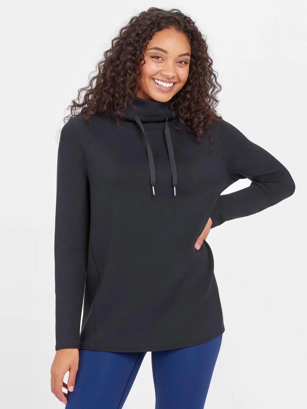 Spanx AirEssentials 'Got-Ya-Covered' Pullover in black sz XL